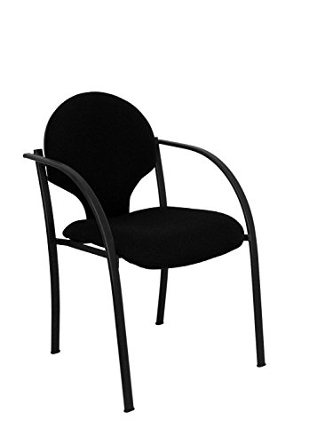Piqueras Y Crespo Pack220naran840 - Pack De 2 Sillas De Oficina, Negro