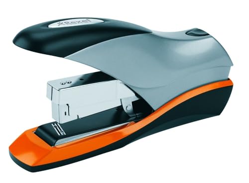 Agrafeuse grande capacité Rexel Optima 70 pour 70 feuilles noire et orange