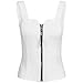 Produktbild OSYARD Damen Sommer Sexy Mode ärmellos Camisole Tank Tops Mit Zipper T-Shirt