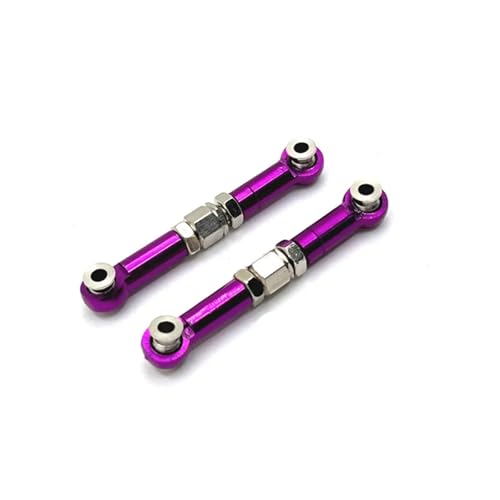 Bielle RC Mjx 16207 16208 16209 16210 accessoires mise a niveau metal violet