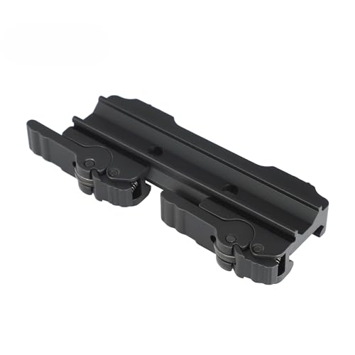 quick detach mount with positive locking cam for optics