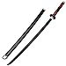 Abynow Dämonentöter-Klinge COS Holzschwert Kamado Tanjirou Prop Waffenmodell, Für Anime-Liebhaber, Cosplay-Requisiten-Spielzeug, Dämonentöter-Klinge Dekoratives Waffenspielzeug