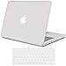 Produktbild TECOOL MacBook Pro 13 Retina Hülle, Slim Case Plastik Hartschale Schutzhülle Snap Cover mit Transparente Tastaturschutz für Apple MacBook Pro 13,3 Zoll Modell:A1425 / A1502 -Frost