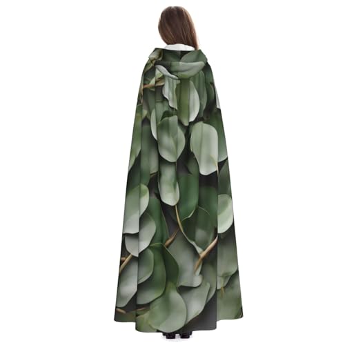 Cape médiévale Halloween à capuche eucalyptus : le costume confortable sans compromis - 5