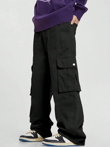 Image of Lymio Cargo for Men || Cotton Cargo Pant || Drawstring Waist Pant (Also Available in Plus Sizes) (141-144)