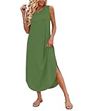 AUSELILY Maxi Dress for Women UK Casual Summer...