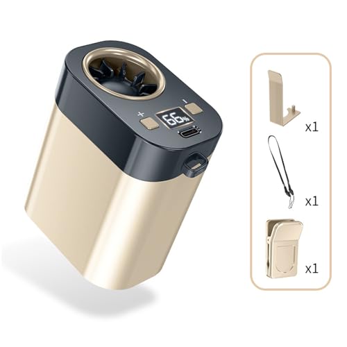 Ventilador portátil para combatir el calor en el hogar y excursiones con mini clip recargable 7