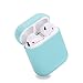 AirPods Case/Airpods 2 Case,Teyomi Protective Silicone Cover Skin with Sport Strap for Apple Airpods Charging Case[Front LED Not Visible] (Light Blue)