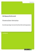 Nomenclator litterarius 3656882878 Book Cover