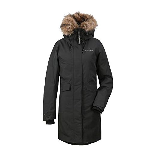 Didriksons Erika Parka dam svart 2020 jacka