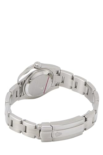 Pre-Loved Rolex White Roman Oyster Perpetual 24mm 76080, White4