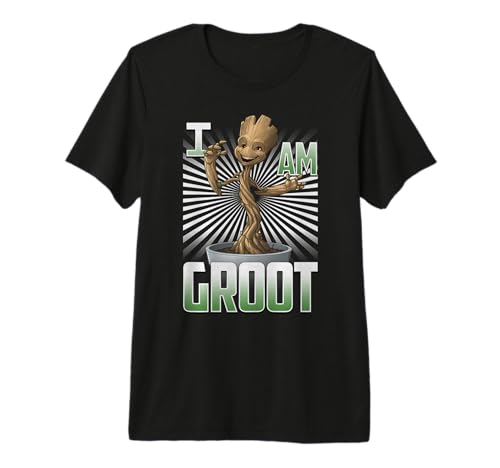 T-shirt Marvel Guardians Of The Galaxy I Am Groot Chibi imprimé