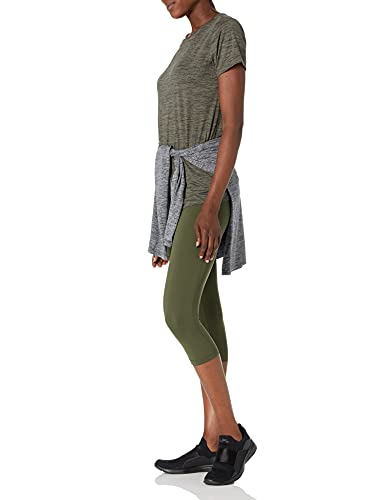 Image of Amazon Essentials Women's Active Quick Dry Tech Stretch Short-Sleeve Crewneck T-Shirt, Multipacks