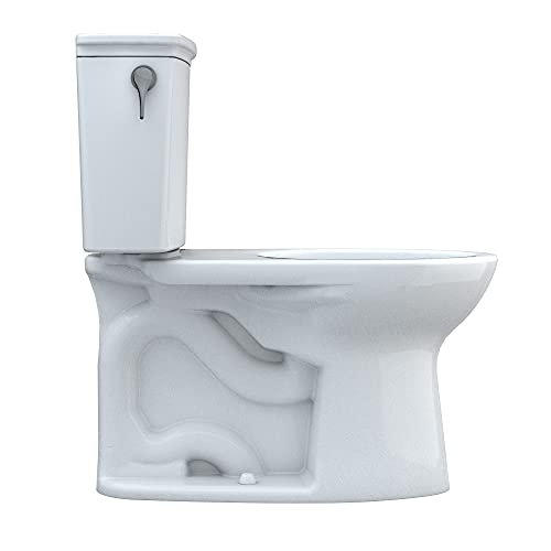 Toto CST786CEFG#01 Drake Transitional Two-Piece Elongated 1.28 Gpf Universal Height Tornado Flush Toilet thumb #1