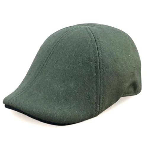 The Original Boston Scally Cap - The Dorchester Mens Flat Hat - Six Panel Newsboy Cap for Men - Green - XL