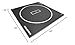 Meister FlexFloor Wrestling Mat - 10ft x 10ft Roll-Up Pro Training Mat for Home & Gym - Black
