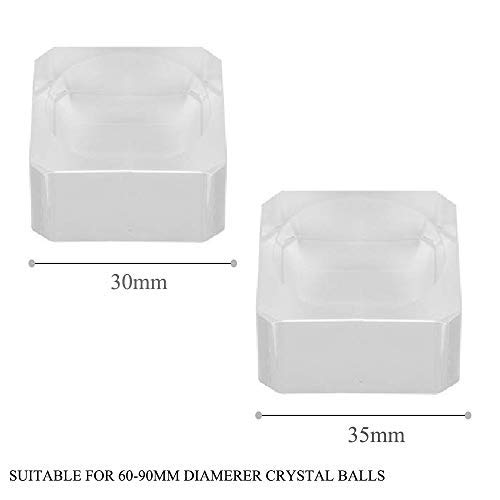 MerryNine Professional Photography Lens Ball Crystal Stand (30mm+35mm_CrystalStand)