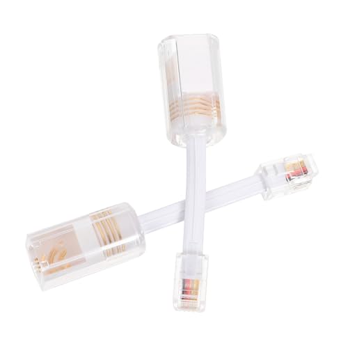 Desenredador de cable teléfono anti-enredos giratorio para auricular de línea fija