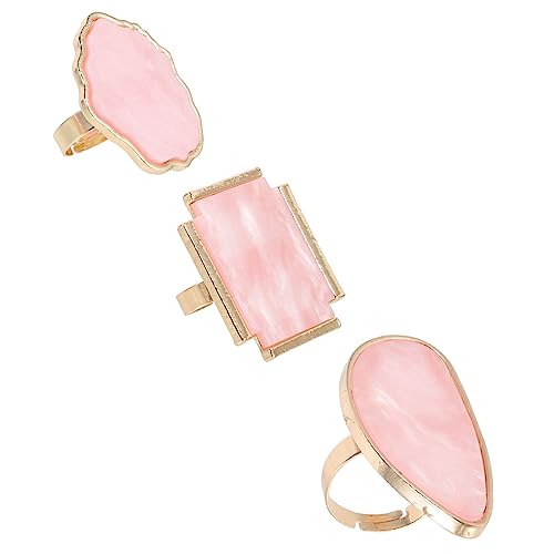 ADOCARN 3個 メタリックな ネイルアートスタッド ゴールドネイルステッカー ジェルネイル ネイルビット ネイルアートプレート マニ 用品 ネイルアート DIY トレイ 混合色板 大理石