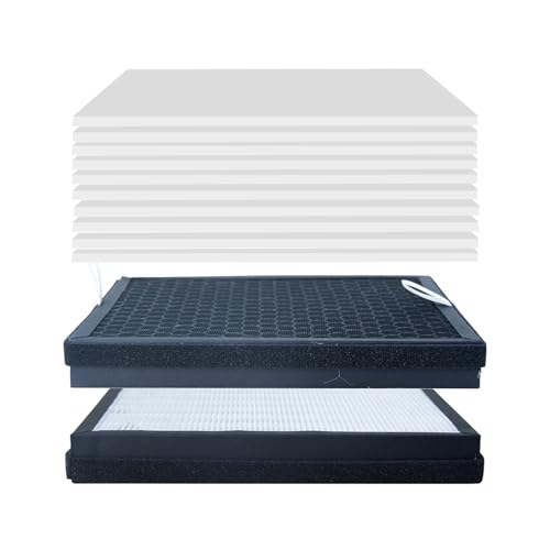 KNOKOO FES150S Solder Fume Extractor Replacement Filter Set including 10 PCS Pre-filter Cotton and 1 PCS Main Carbon Filter