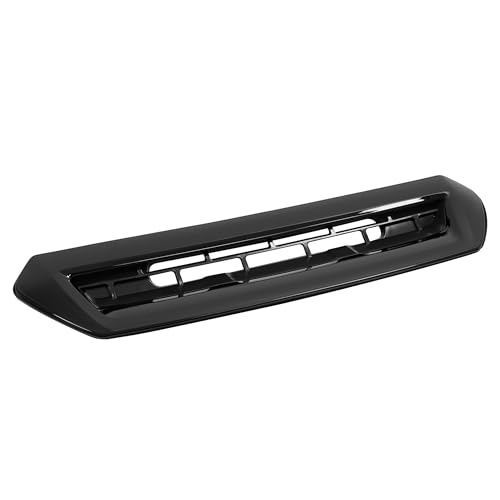 ALMULOO Hood Vent Compatible with 2017-2019 Chevy Chevrolet Silverado 2500 HD/3500 HD Replace for 84240941 GM1231102 Hood Front Hoods Air Intake Vent Cooling Scoop Plastic(ABS) Painted Black by ALMULOO - Image 3