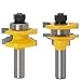 APLUS 3Pcs Ogee Rail & Ogee Raised Panel Router Bit Set [ 1/2-Inch Shank ], Wood Milling Cutter Woodworking Tool