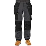 Regatta Workline Herren Freizeithose, Grau (Eisen/Schwarz), W30/L32