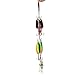 OriGlam 30pcs Colorful Metal Spinner Fishing Lures Minnow Baits, Fishing Spinner Metal Spoon Hard Baits, Crankbait Fish Hooks Tackle Salmon Catfish Bass Lures