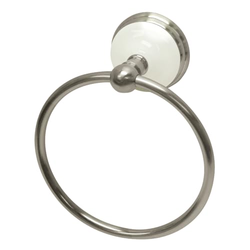 Kingston Brass BA1114SN Victorian Towel-Ring, 6-Inch, Brushed Nickel