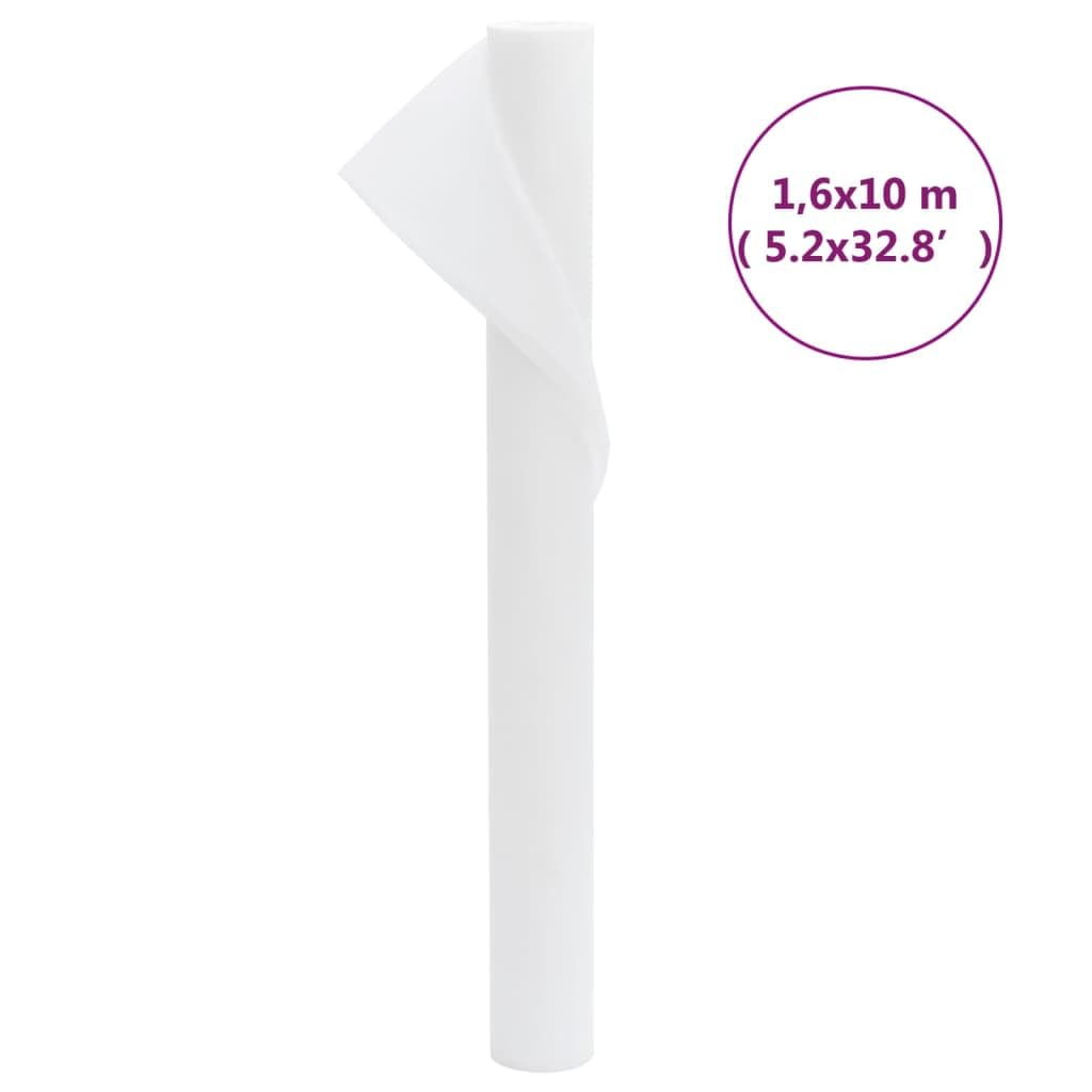 2 rotoli di tessuto non tessuto invernale da 70 g/m², 10 x 1,6 m, antigelo per piante, traspirante, antistrappo, per proteggere da freddo, neve e animali