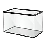 XDPET Ultra Clear Glass Aquarium Thickened Large Fish Tank -Suitable for High-end Fish Enthusiasts（33 Gallon）