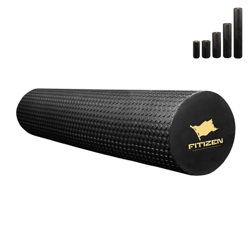Foam-Roller--High-Density-Foam-Muscle-Roller--Textured-Foam-Rollers-for-Muscle-Massage-Yoga-Roller-for-Back-Pain-Stretching-Pilates--24-inch-FITIZEN-Large-60-x-15-cm
