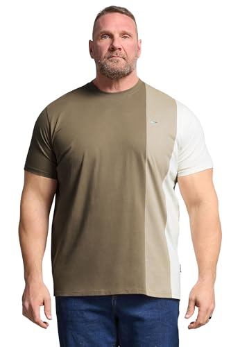 BadRhino Big & Tall Cut & Sew T-Shirt - Men's - Plus Size Curve Brown