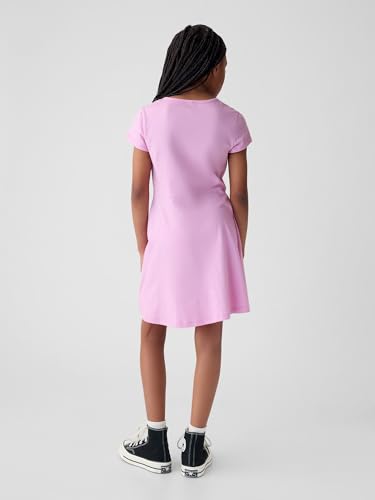 Image of Gap Girls' Short Sleeve Logo Dress
