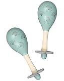 tausendkind Learn & Play Holzrassel MARACHA - 2-teiliges Set aus Holz - Fördert...