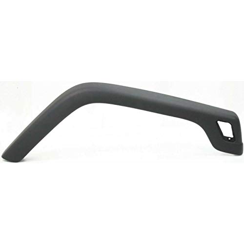 Make Auto Parts Manufacturing Front Passenger Side Textured Black Thermoplastic Fender Flare For Jeep Wrangler 1997-2006 - CH1269107