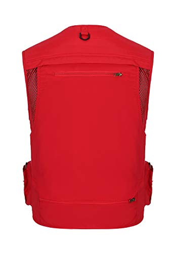 Image of Hbufnha Outdoor Fishing Hunting Vest Multi Pockets Work Cargo Jacket