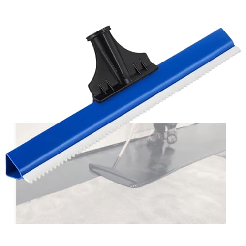 16in Epoxy Squeegee, Teeth Notched Squeegee for Self Leveling Cement
