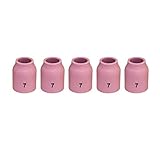WeldingCity 5pcs TIG Welding Torch Alumina Ceramic Gas Lens Cups 53N61 #7 for Torch 9, 20 and 25