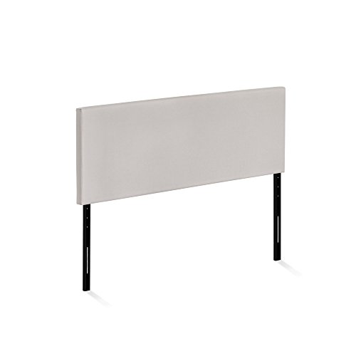 Image of FURINNO Roanne Plain Headboard, Queen, Fog