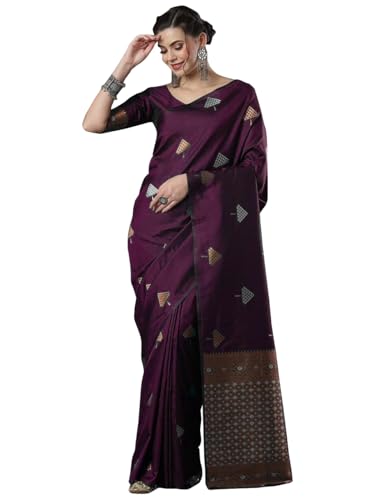Image of Avantika Fashion Women's Kanjivaram Soft Silk Saree With Blouse Piece