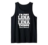 Solo Soy Lena aquí Haciendo Cosas increíbles de Lena Camiseta sin Mangas