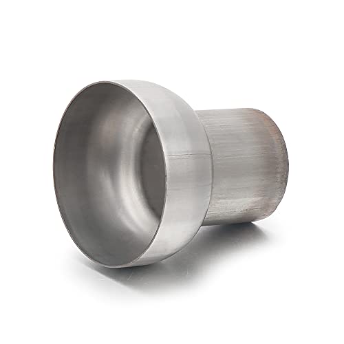 Image of A-KARCK Exhaust Adapter Connector 2 inch OD to 4 inch OD, Exhaust Pipe Reducer 4 inch Overall Length 304 Stainless Steel