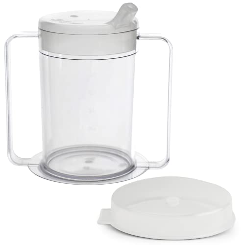 Independence Spill Resistant 12oz Adult Sippy Cup with Handles - Sip Cups for Adults with Limited Mobility - Handicap Cups for Elderly Care - Made in the USA - PSC Brand- PSC 50-10 Pack by Providence Spillproof - Image 2
