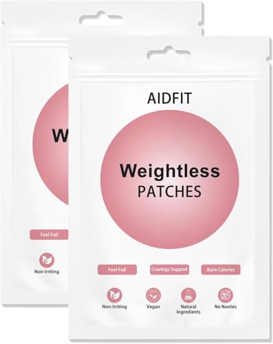 aidfit Weightless Patches for Women - 60- Count Natural Wellness Management Patches with Berberine and Chromium for Effortless Daily(2 Packs)