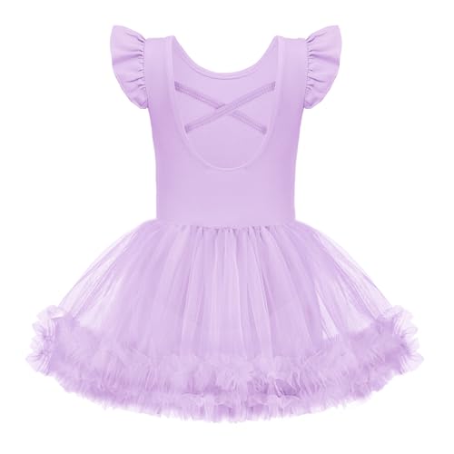 Zaclotre Ballet Leotards for Girls with Tutu Skirt Toddler Dance Dresses