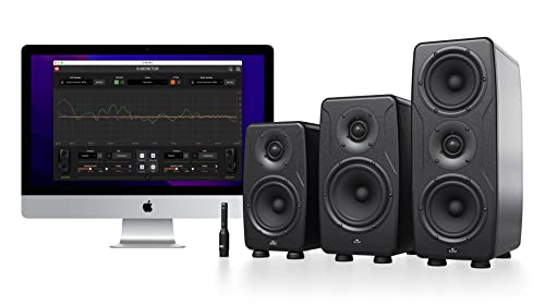 ik multimedia iloud precision 5 linear phase studio monitor with built-in room calibration and ultra-low bass extension