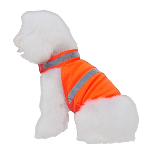 HEMOTON Reflective Dog High Visibility Adjustable Summer Apparel For Breathable Outdoor Activities Fluorescent
