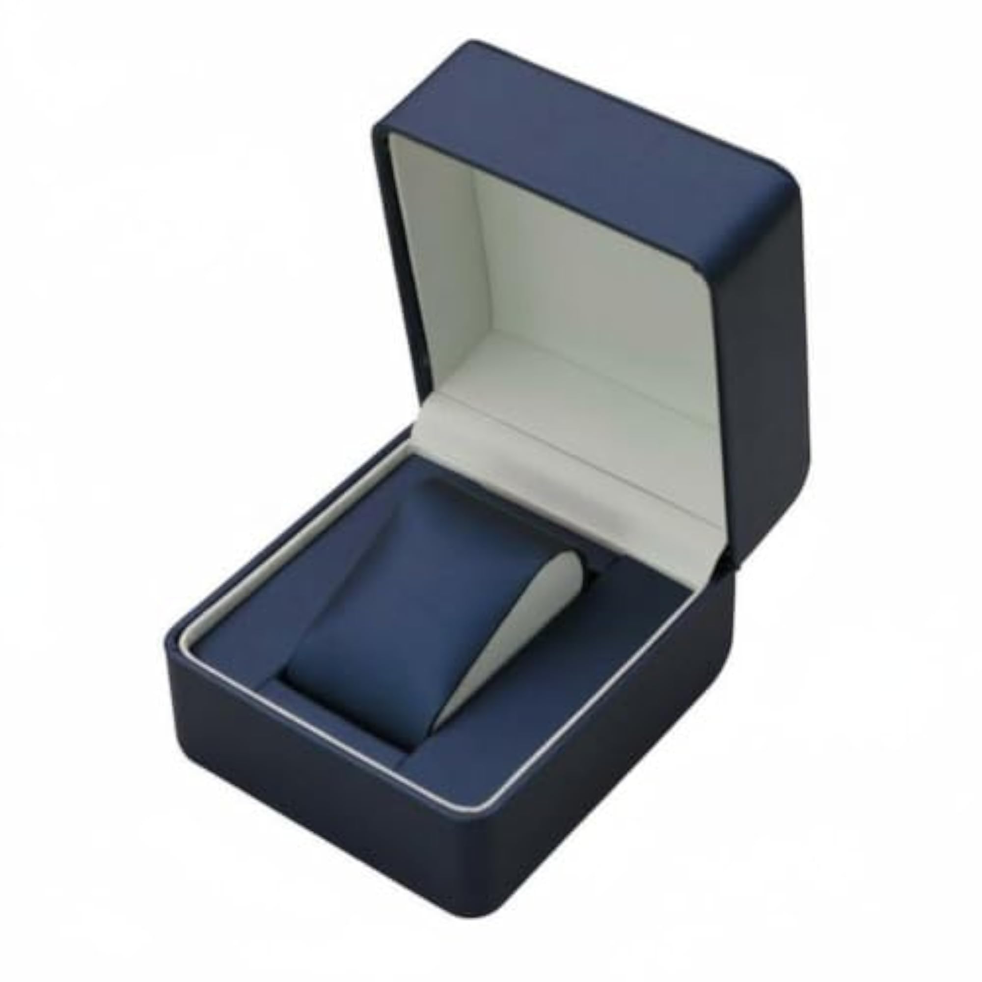 Blue PU Leather Single Watch Gift Box