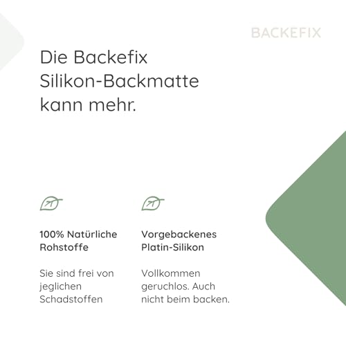 Silikon-Backmatte Backefix 40×30 cm für den Backofen